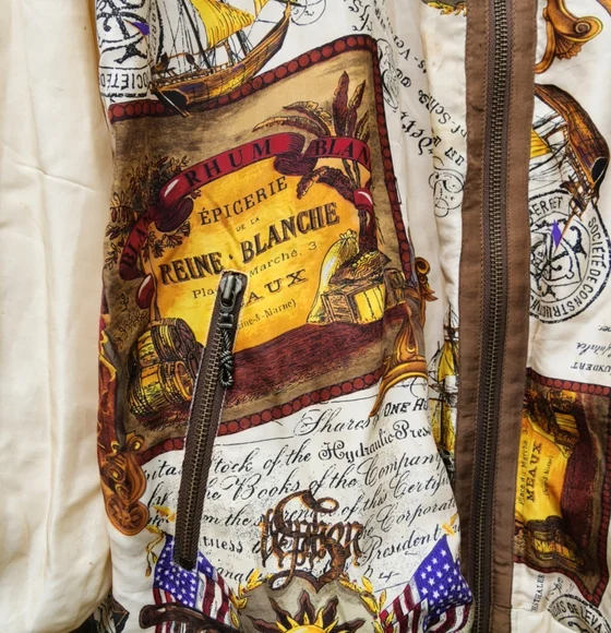 EAST WEST SILKS light windbreaker zip up jacket, size 1X - Picture 5 of 8